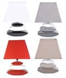 Rote Tischlampe